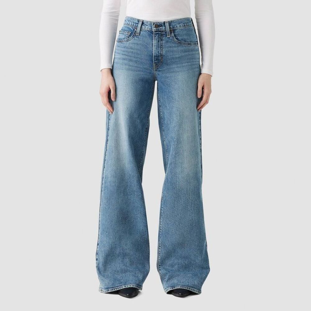 Levi's Light Blue Wide Leg Jeans